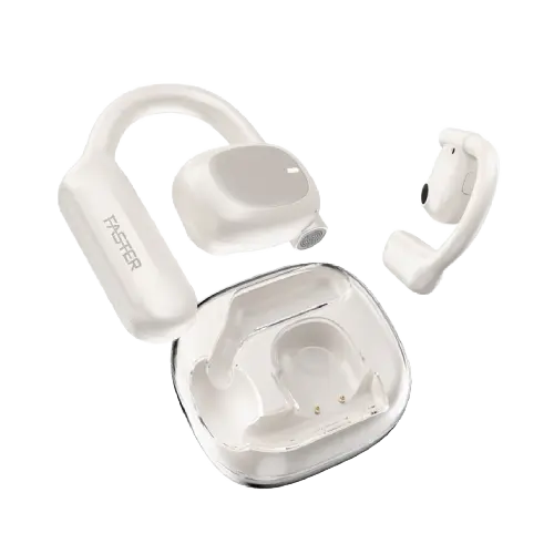 ARC X ENC Over Ear Earbuds white color