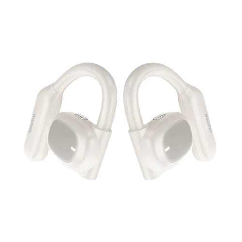ARC X ENC Over Ear Earbuds white color front