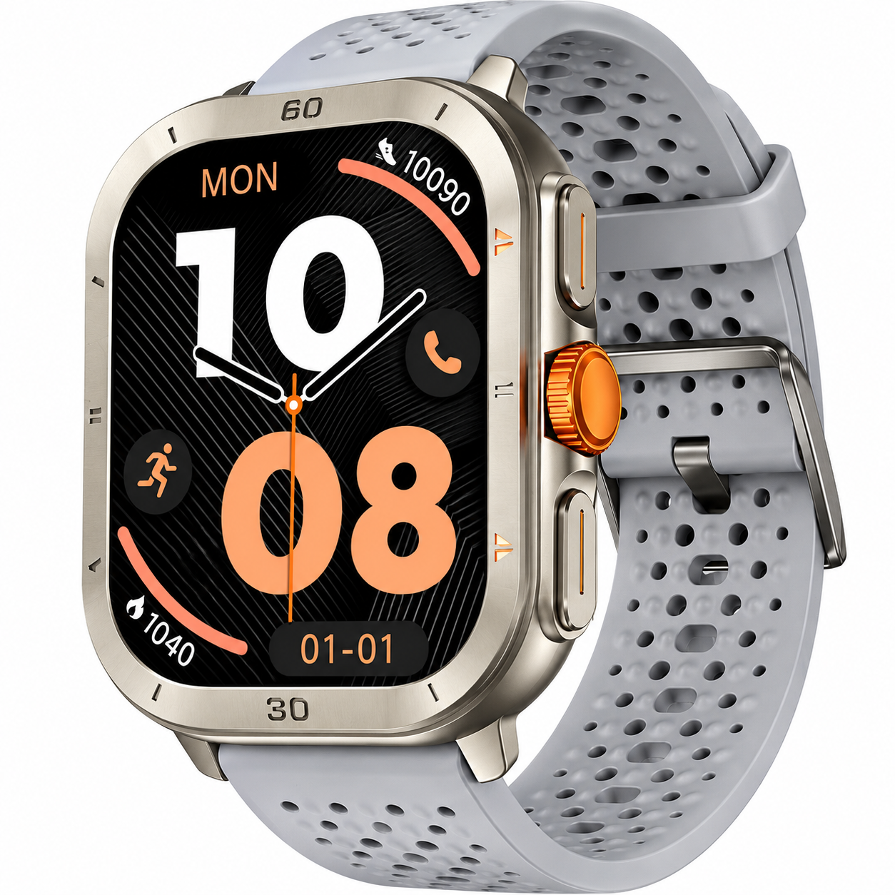 Login L-107 Prism | Smart Watch - Bluetooth 5.3 - Track Your Health - IP68 Water Resistant - L-107 Prism Smart Watch Combines Timeless