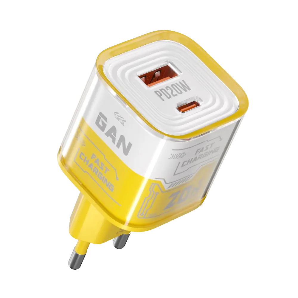 Fast Charger L-411 20W GaN  | PD to PD & PD to iOS