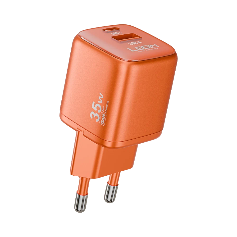 Login L-413 PD to Lightning 35W Fast Charger - GaN Technology - 35W Fast Charging - USB-C Connectivity - Lightning Compatible