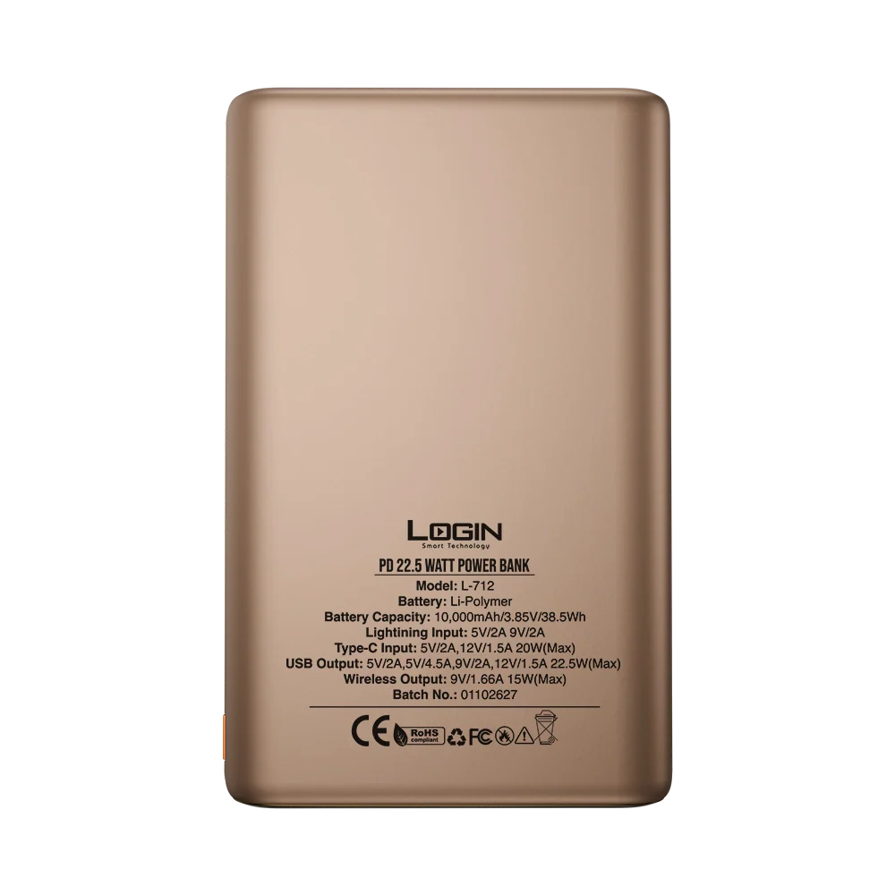 L-712 Magna Power Bank Back View