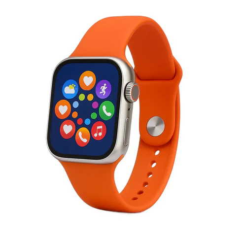 mk x16 smartwatch red color