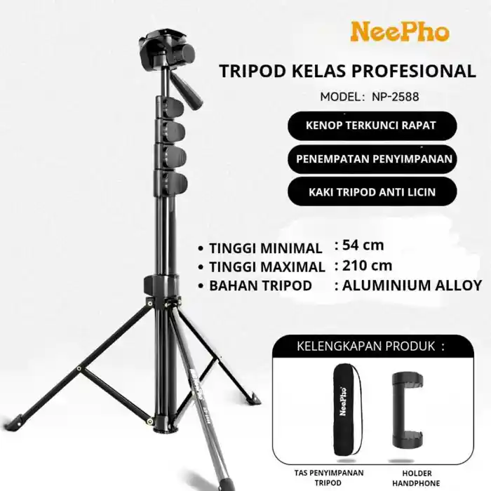 NeePho NP-2588 Camera Tripod Stand 