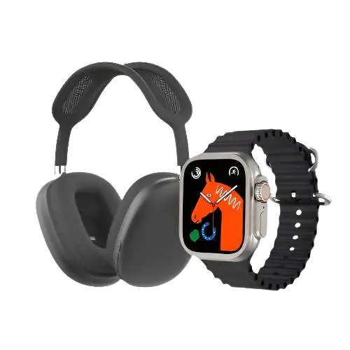 P9 ULTRA 2 SMART WATCH COMBO WITH HEADPHONES