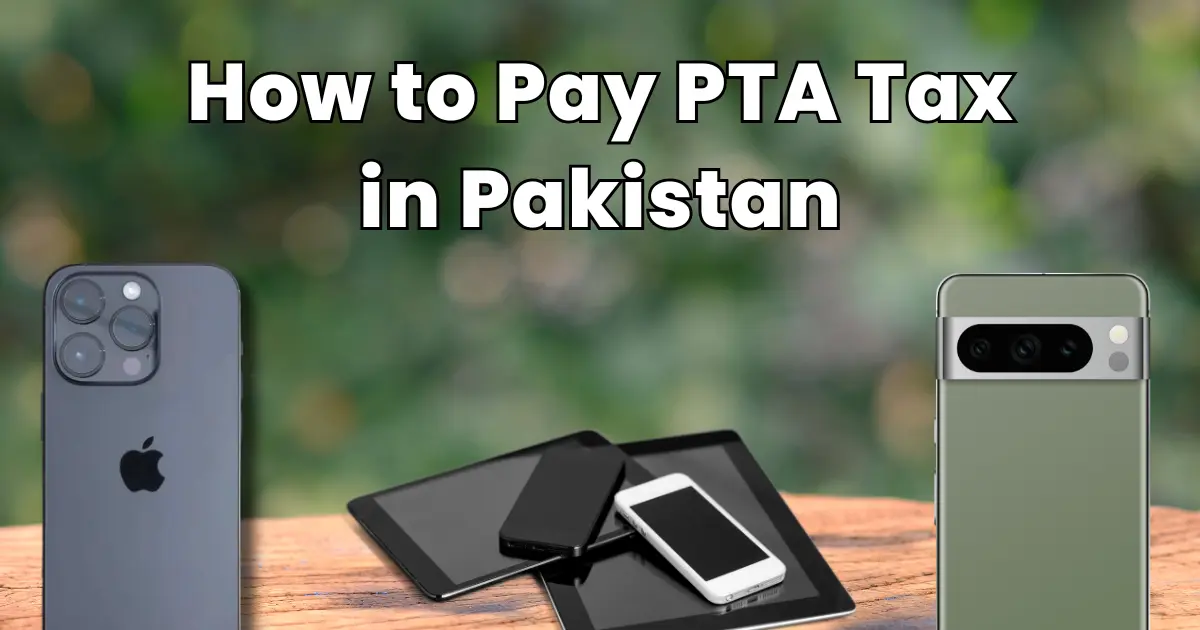 How to pay PTA tax in pakistan