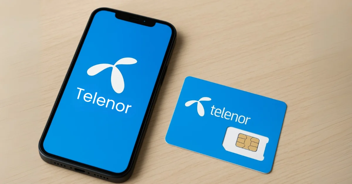 telenor number check code