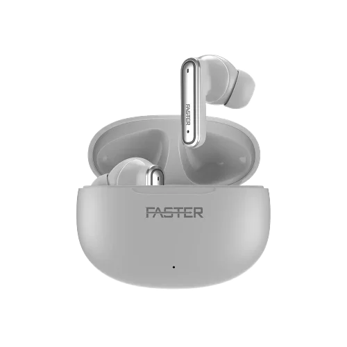 QUEST X - ANC + ENC EARBUDS Silver Color
