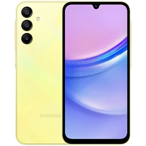 Samsung Galaxy A15 Yellow back side