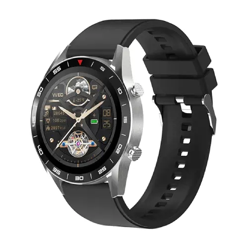 Yolo Fortuner Pro Calling Watch silver black